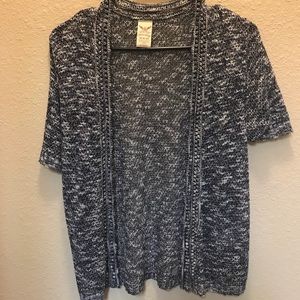 NWOT. Short Sleeved Cardigan.